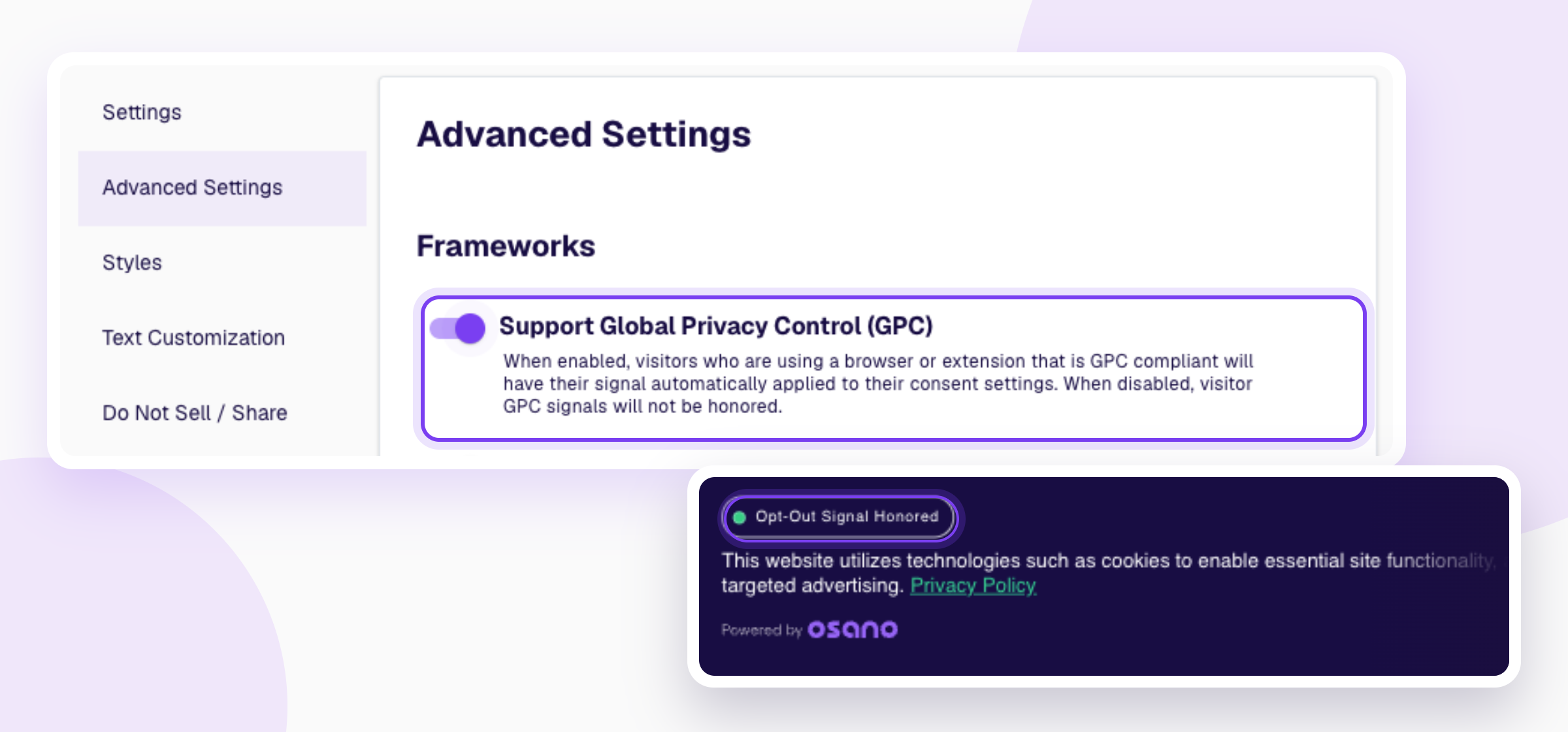 GPC product screenshot