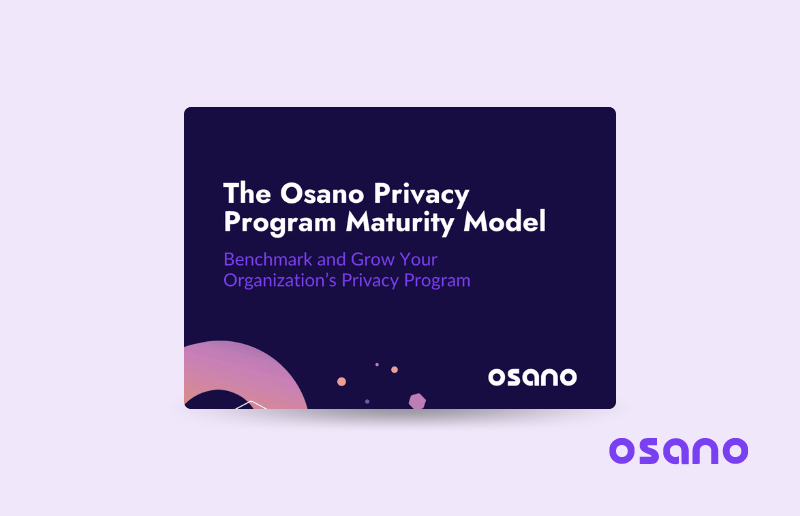 Privacy maturity model