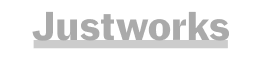 Justworks logo gray