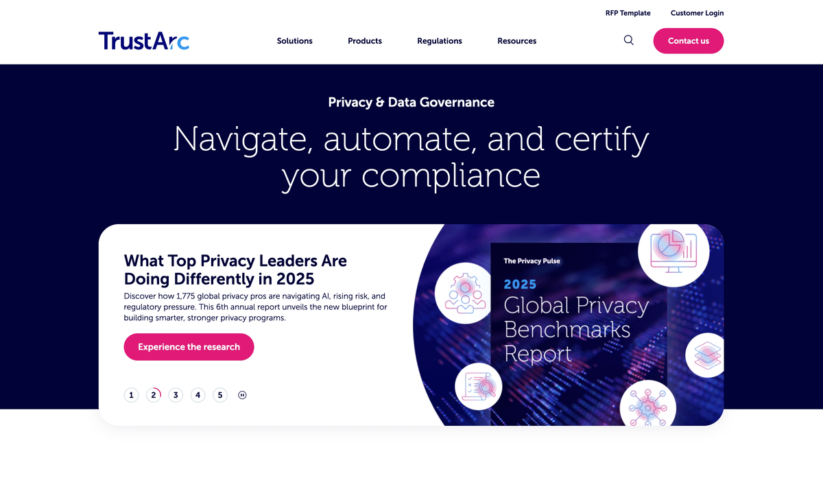 trustarc homepage 2-1