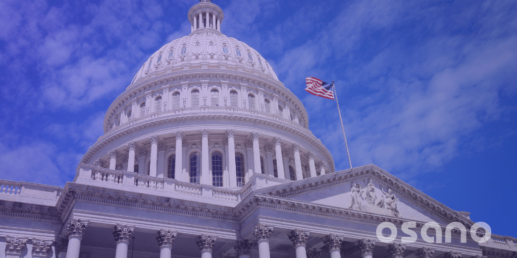 image of congress against a blue sky