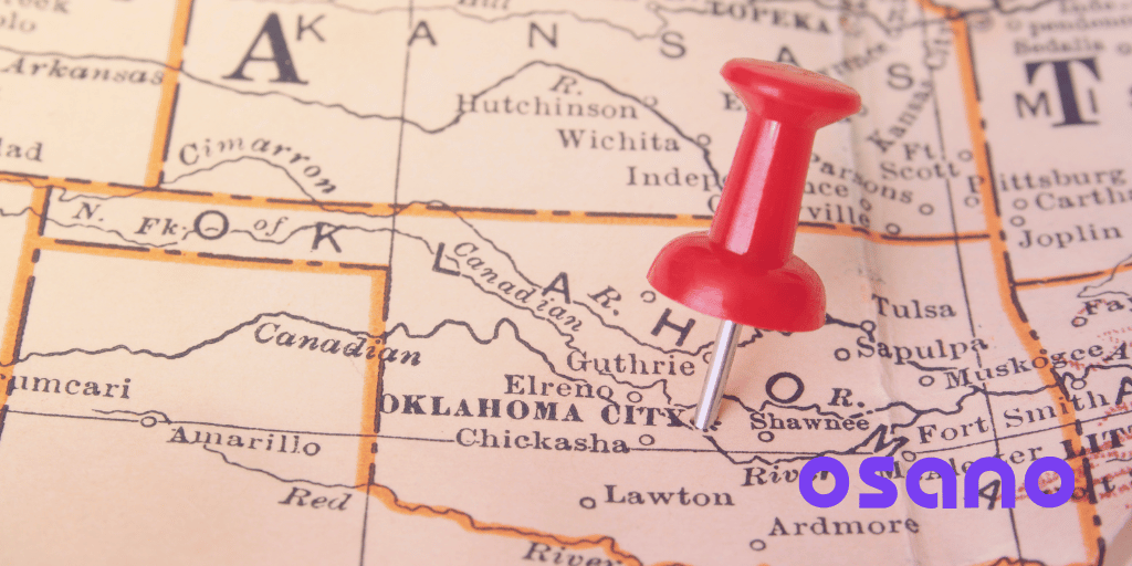 Map of Oklahoma