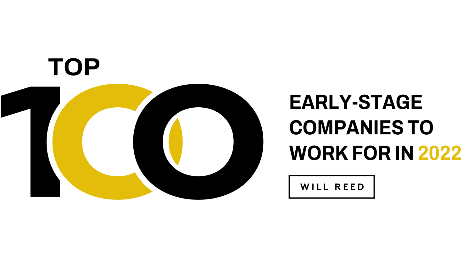 will reed top 100 early stage companies to work for logo